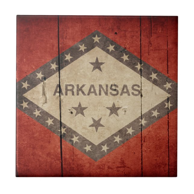 Bandeira do Arkansas resistente (Frente)