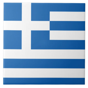 Bandeira do Azulejo cerâmico de Grécia
