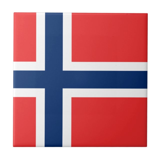 Bandeira do Azulejo da Noruega (Frente)