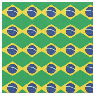 Bandeira do Brasil e Tecido de tendências/moda