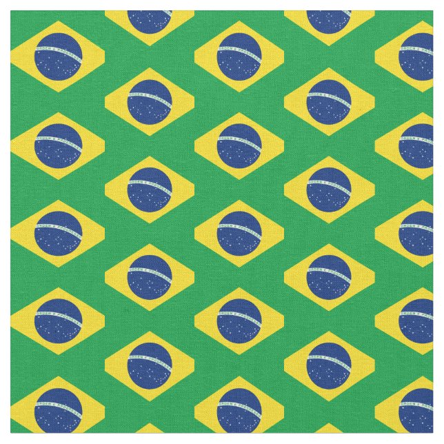 Bandeira do Brasil e Tecido de tendências/moda (Detalhe)