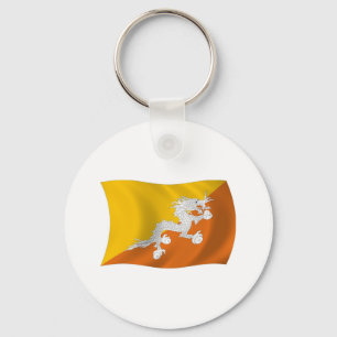 Bandeira do Butão Chaveiro