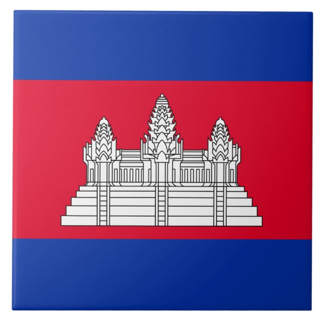 Bandeira do Camboja (Frente)