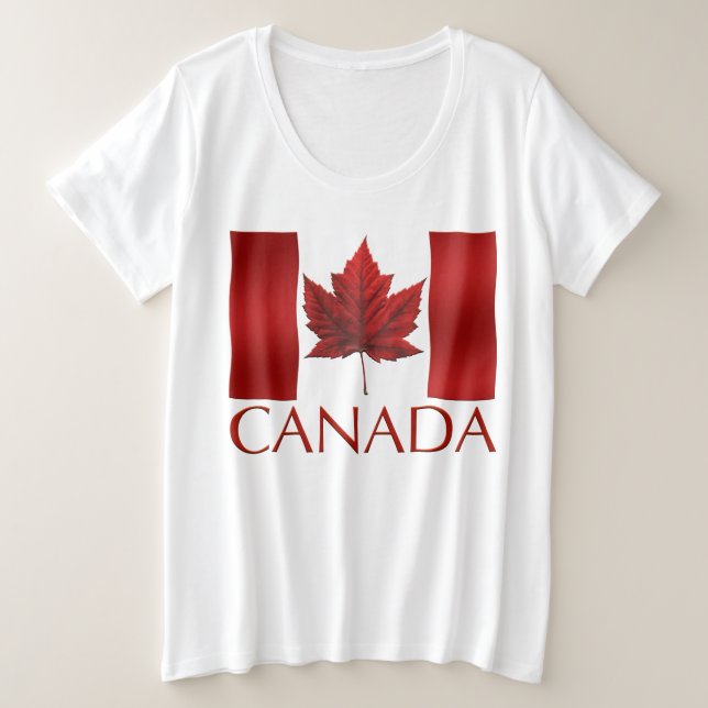 Bandeira do Canadá camisa personalizada mais camis (Frente do Design)