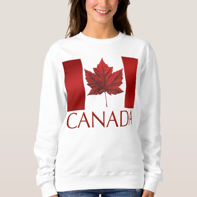Bandeira do Canadá Camisas de suor do Canadá (Frente)