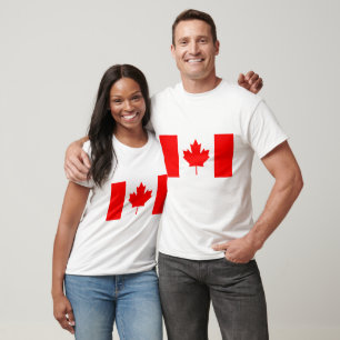 Bandeira do Canadá Camisas personalizadas
