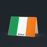 Bandeira do Cartão de Nota da Irlanda<br><div class="desc"></div>