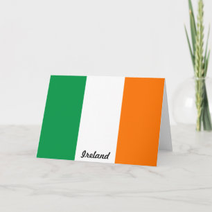 Bandeira do Cartão de Nota da Irlanda
