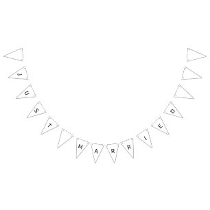 Bandeira do casamento do recem casados