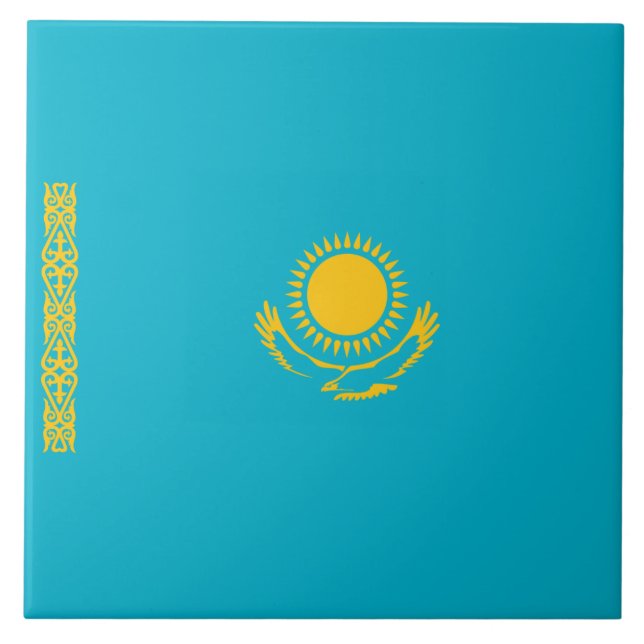 Bandeira do Cazaquistão (Frente)