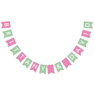 Bandeira do chá de panela de Brittany e de David