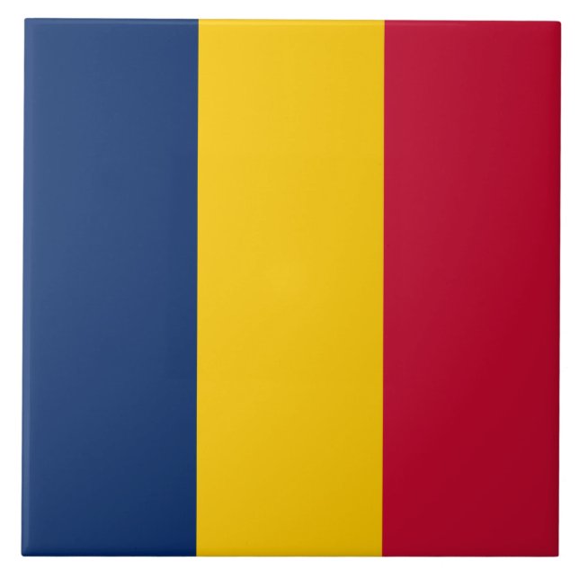 Bandeira do Chade (País Africano) (Frente)