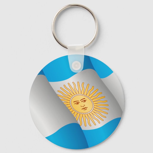 Bandeira do chaveiro da Argentina (Frente)