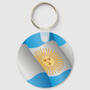 Bandeira do chaveiro de Argentina