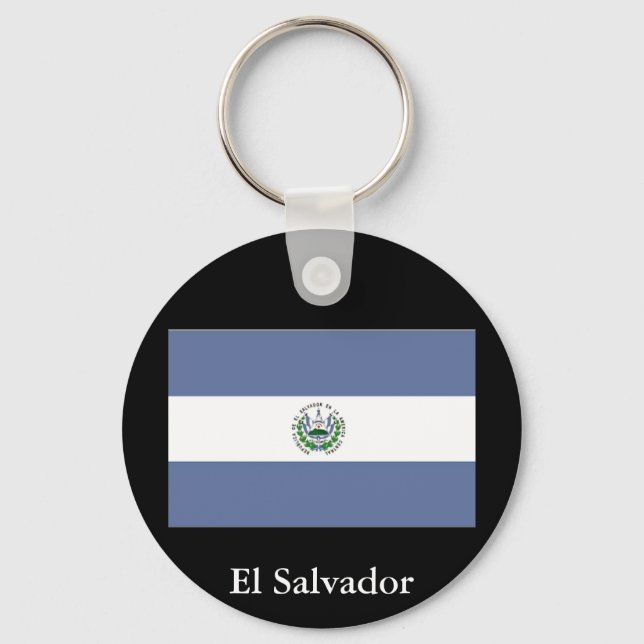 Bandeira do Chaveiro de El Salvador (Frente)