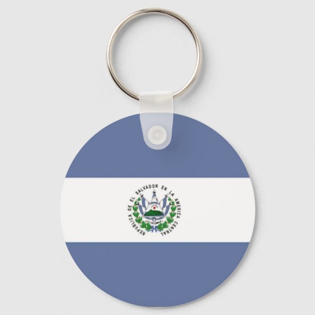 Bandeira do Chaveiro de El Salvador (Frente)