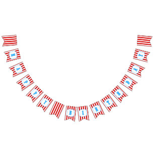 Bandeira do circo do feliz aniversario