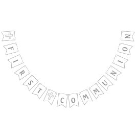 Bandeira do comunhão da cruz cinzenta primeira