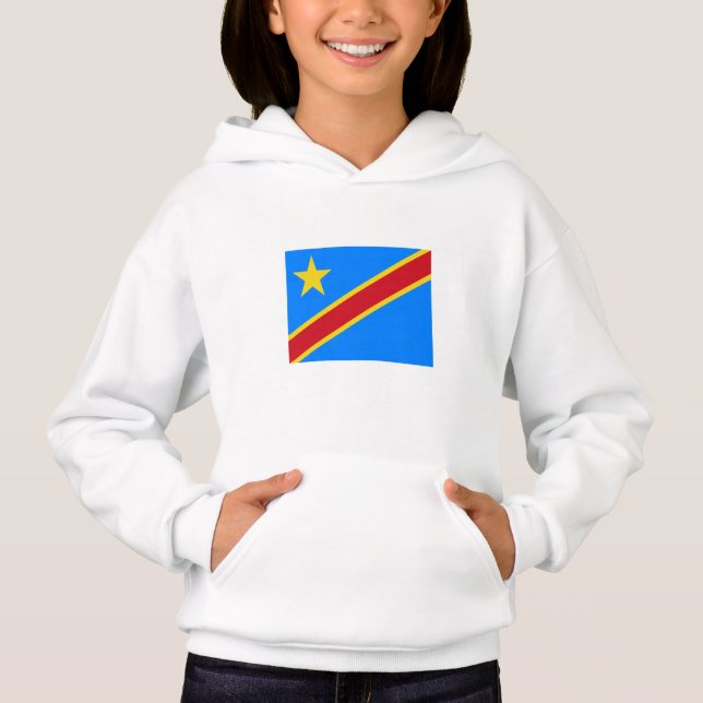 Bandeira do Congo Quinxassa (Frente)