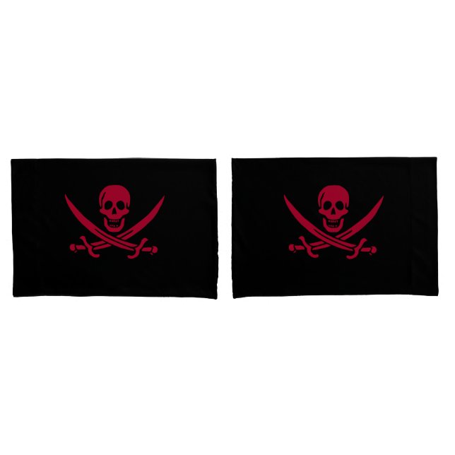 Bandeira do Crânio e Espadas Pirata do Calico Jack (Frente - conjunto)