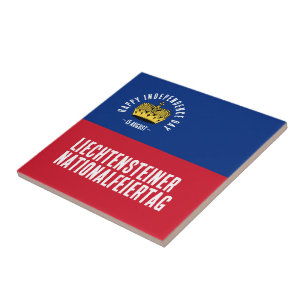 Bandeira do Dia Nacional do Liechtenstein