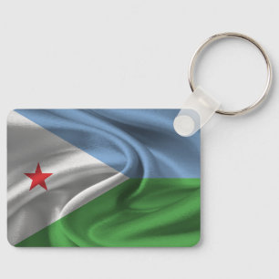 Bandeira do Djibouti Chaveiro