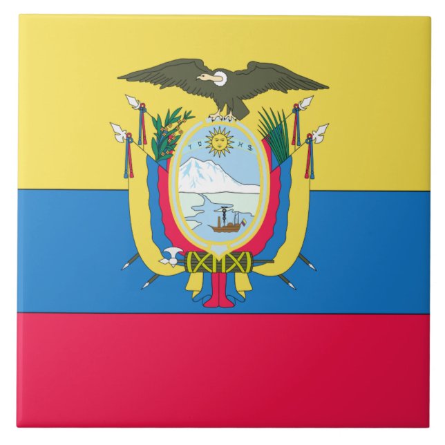 Bandeira do Ecuadorian (Frente)