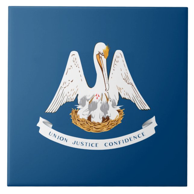 Bandeira do Estado da Louisiana (Frente)