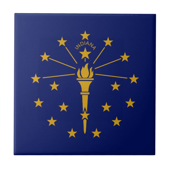 Bandeira do Estado de Indiana (Frente)