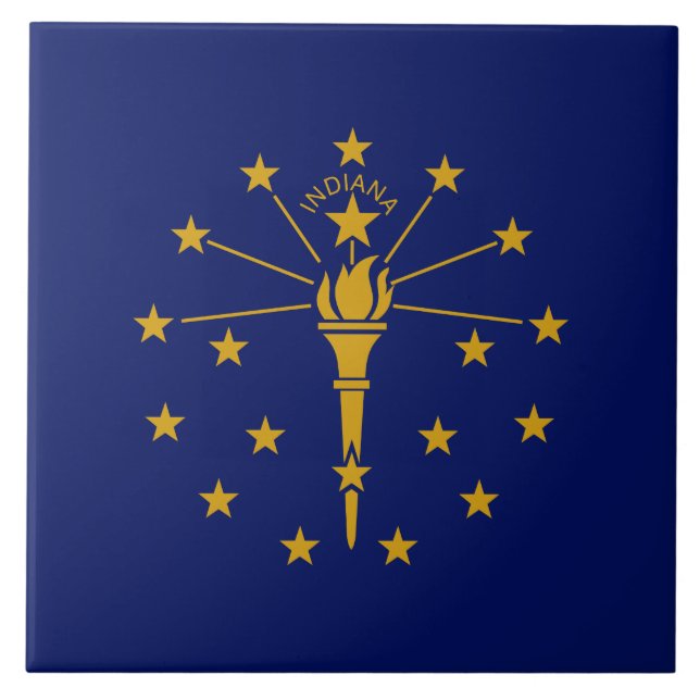 Bandeira do Estado de Indiana (Frente)