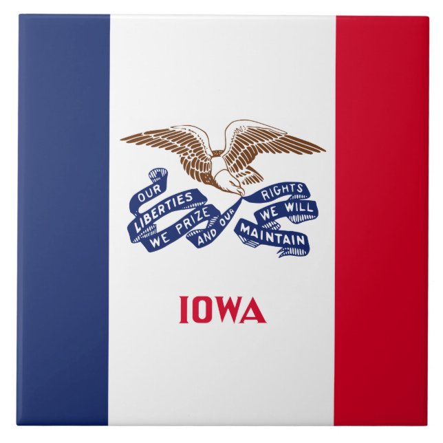 Bandeira do Estado de Iowa (Frente)