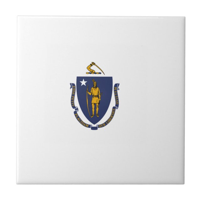 Bandeira do Estado de Massachusetts (Frente)