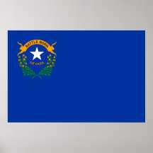 Bandeira do Estado de Nevada Poster