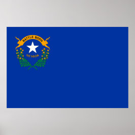 Bandeira do Estado de Nevada Poster