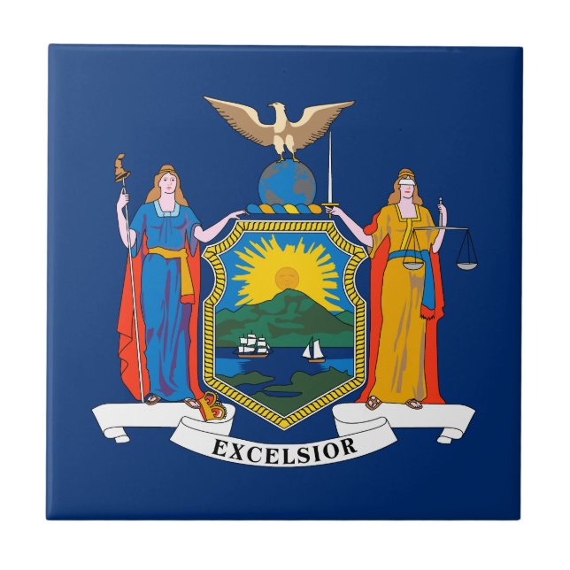 Bandeira do Estado de Nova York (Frente)