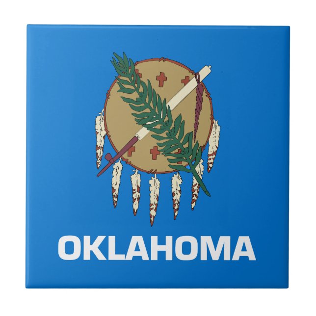 Bandeira do Estado de Oklahoma (Frente)