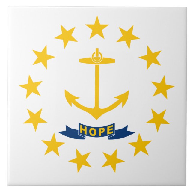 Bandeira do Estado de Rhode Island (Frente)