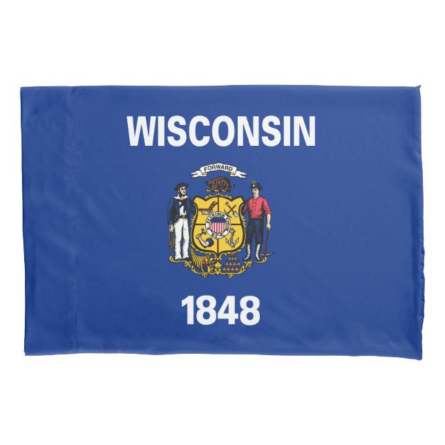 Bandeira do Estado de Wisconsin (Frente)
