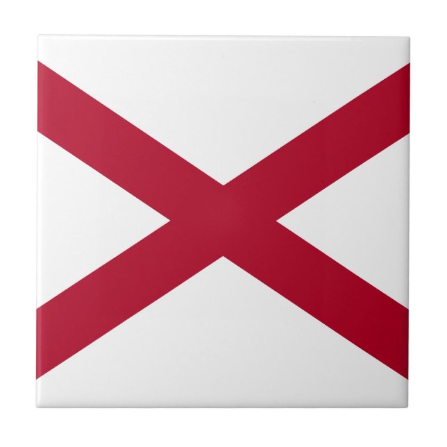 Bandeira do Estado do Alabama (Frente)