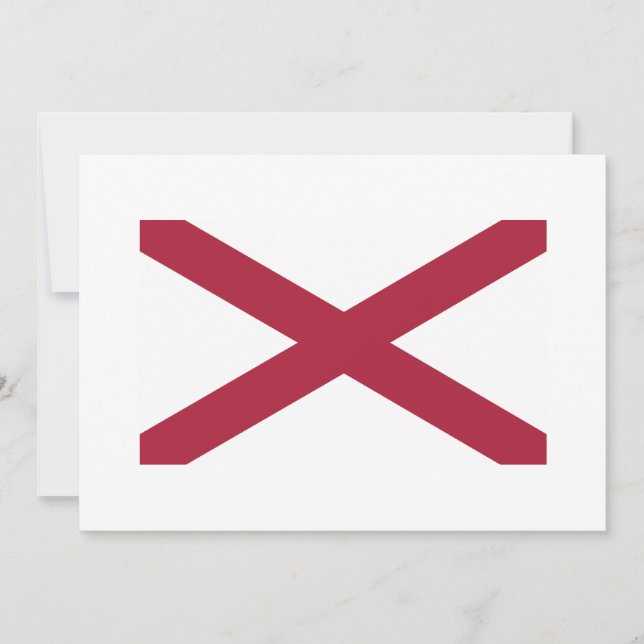 Bandeira do Estado do Alabama (Frente)