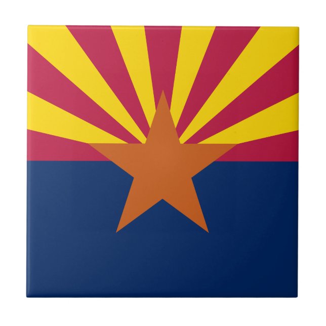 Bandeira do Estado do Arizona (Frente)