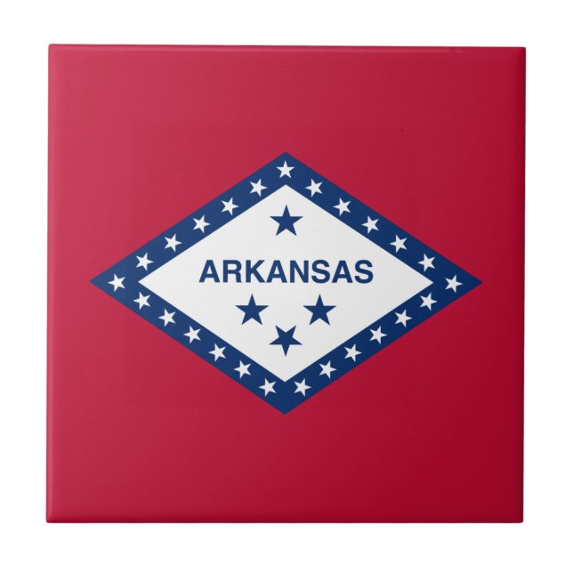 Bandeira do estado do Arkansas (Frente)