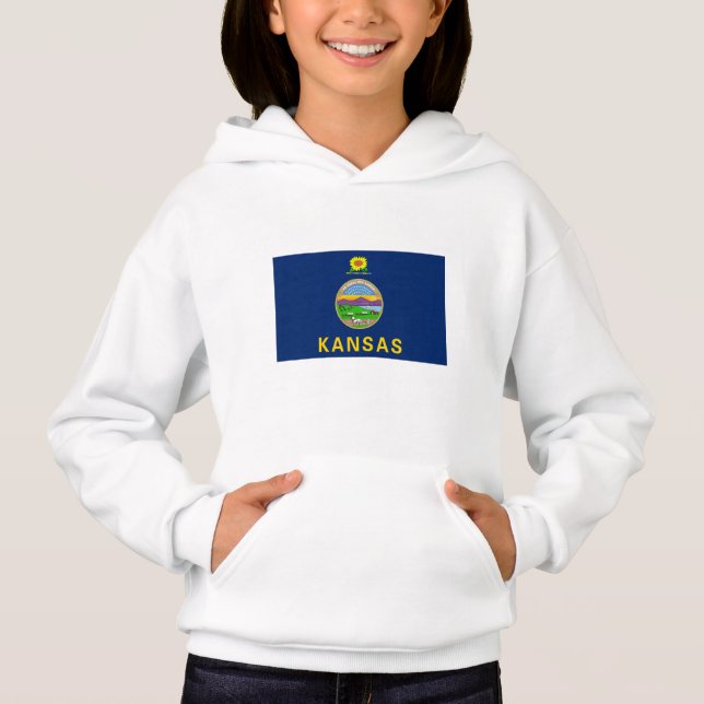 Bandeira do Estado do Kansas (Frente)