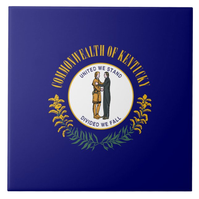 Bandeira do Estado do Kentucky (Frente)