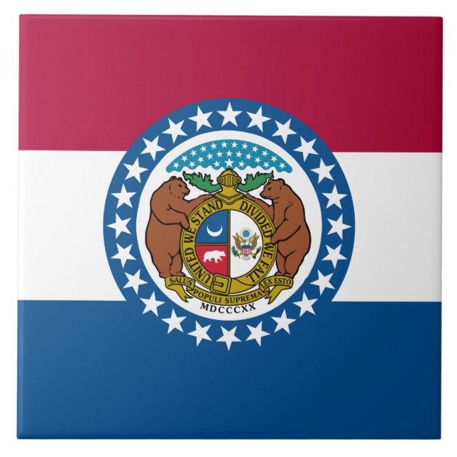 Bandeira do Estado do Missouri (Frente)