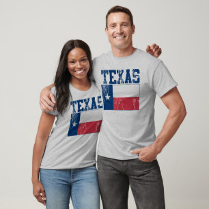 Bandeira do Estado do Texas - Camisa (em relevo)