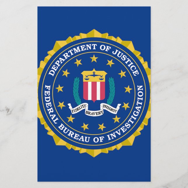 Bandeira do FBI (Frente)