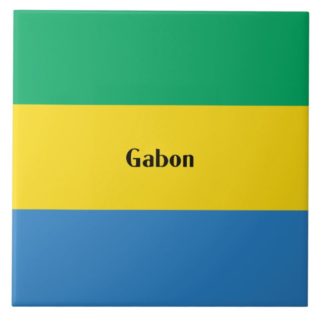Bandeira do Gabão (Frente)