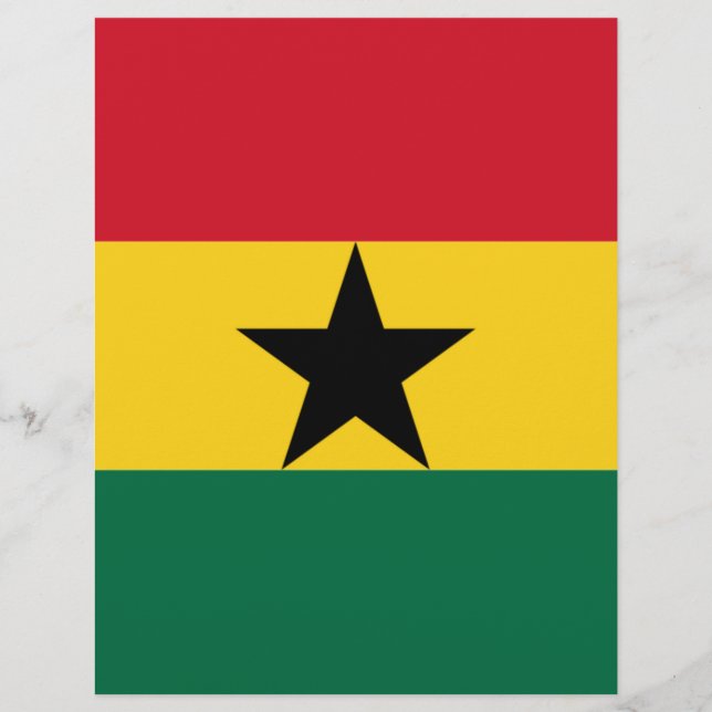 Bandeira do Gana (Frente)