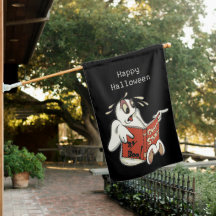 Bandeira do Halloween House das Histórias Fantásti